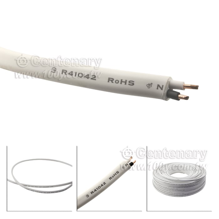 TI白扁動力線1.6mm*2C