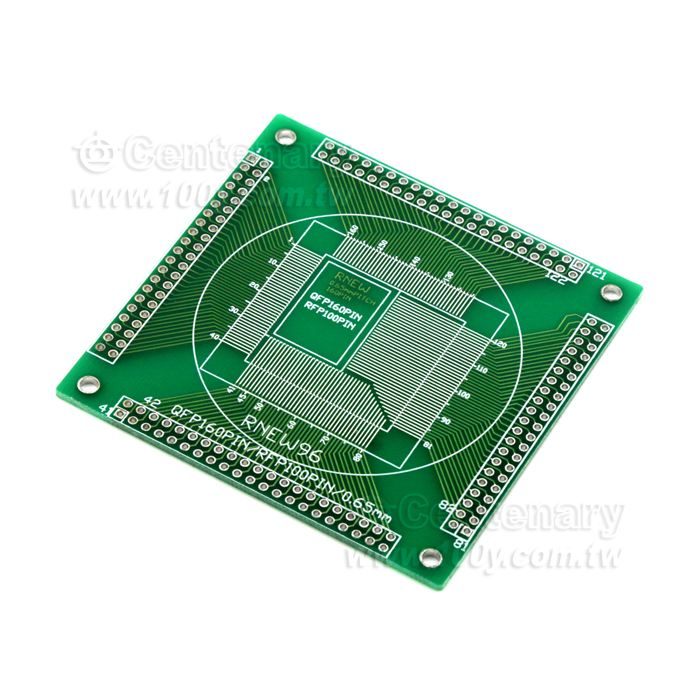 QFP(0.65mm Pitch) to DIP PCB Adaptor - 8053 Product Image