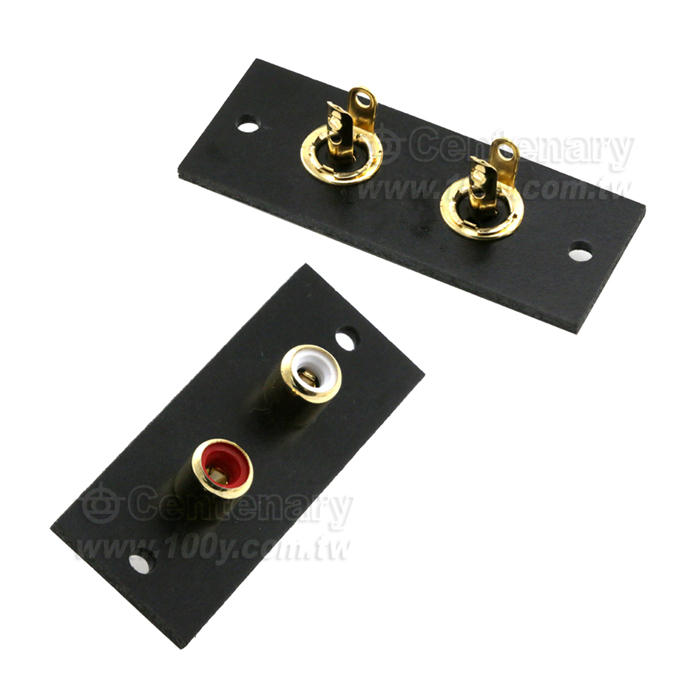 RCA鍍金2P PU座 - 22441 Product Image