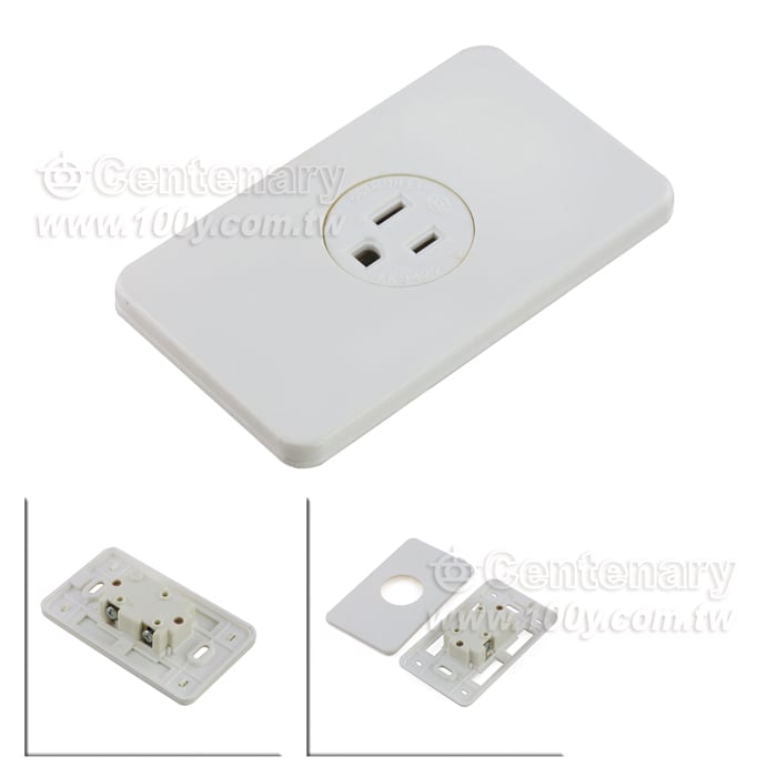 聯蓋子3P電源座