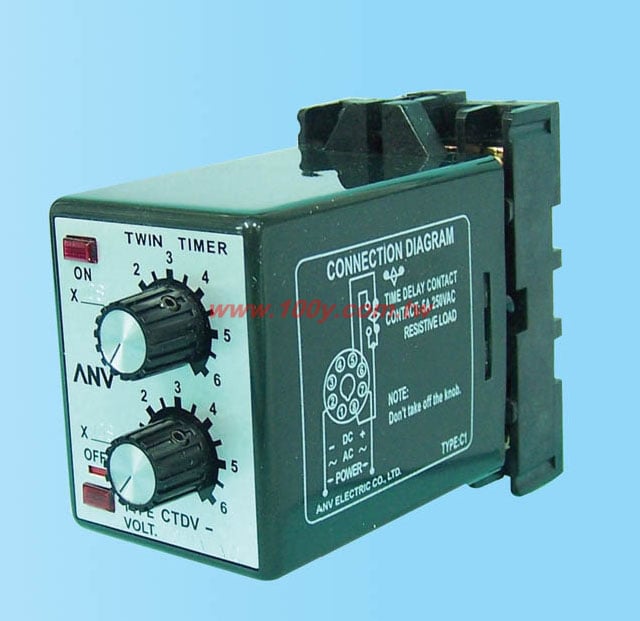 雙設定延遲型限時繼電器 110V