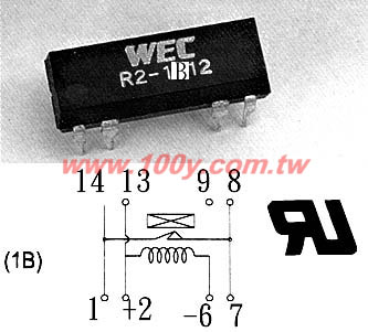 DIP PCB Reed Relays  COIL:12Vdc