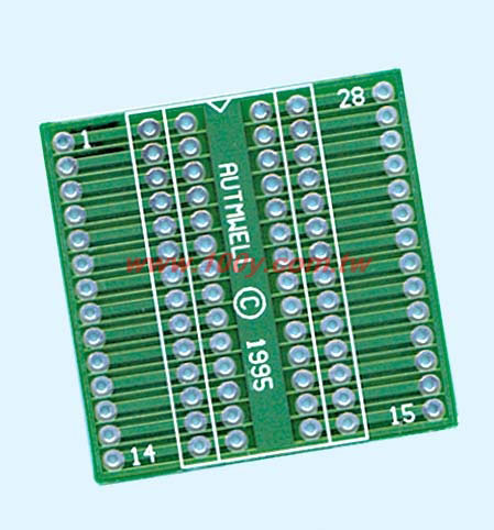 28P SOIC Socket-DIP PCB Adaptor - 11150 Product Image