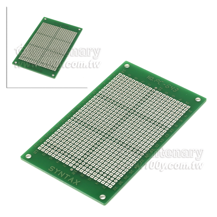100*60mm  Glass Fiber (FR-4) Strip Board-Matrix Board Double Side - 3326 Product Image