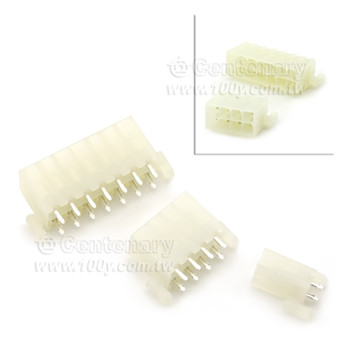 5569-4.2mm-180°-2P-帶定位 針座 - 12084 產品圖片