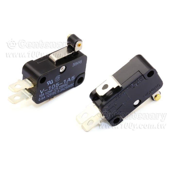 短輪型微動開關 15A/250VAC - 57962 產品圖片