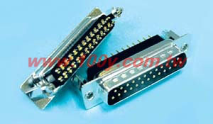 D-Subminiature 180° , PC Mount connctors (25Pins ) - 13221 Product Image