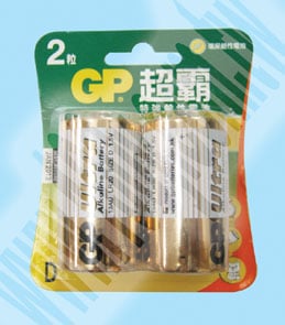 GP鹼性1號電池1.5V