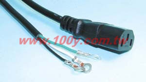 3P 18AWG(0.75mm2) Power Cord For Computer - 14744 Product Image