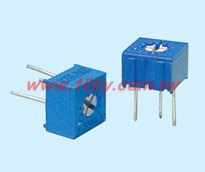 1Kohm 微調可變電阻1/2W 50轉 - 64970 產品圖片