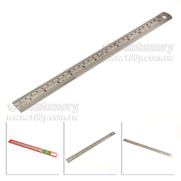 12" 不鏽鋼直尺 - 15235 產品圖片