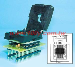 32P-PLCC Programming  Adaptor(CNV-PLCC-EP1M32) - 15524 Product Image
