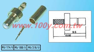 SMB Female Crimp