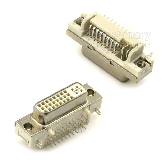 DVI 29P 母座 90°【ROHS】