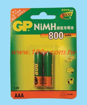 4號鎳氫充電池 800mA