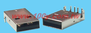 USB Jack AM (DIP)-RoHS