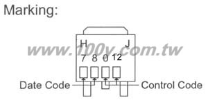 穩壓管 12V/1A TO-252