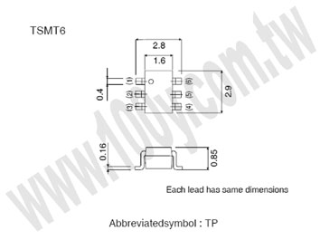 P-channel MOSFET - 79736 Product Image
