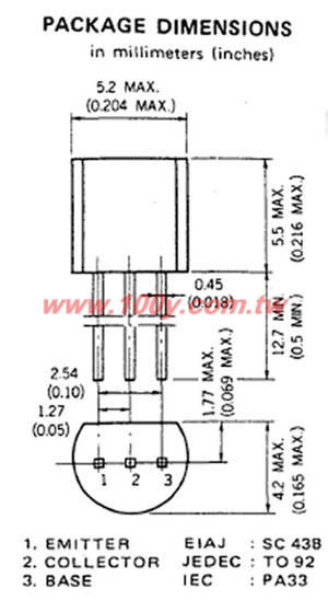NPN silicon power transistor - 5858 Product Image