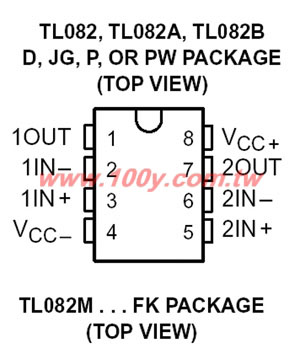 8P/SOIC  J-FET運算放大器 - 79677 產品圖片