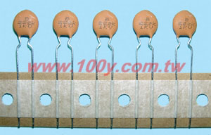 高壓陶瓷電容 2200pF/1KV ±10% - 20491 產品圖片