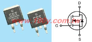 N-Channel Enhancement Mode Field Effect Transistor - 21342 Product Image