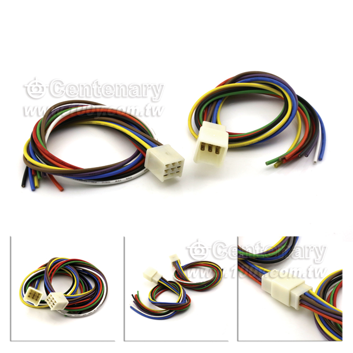 9P汽車排線公,母插 20AWG - 11164 產品圖片