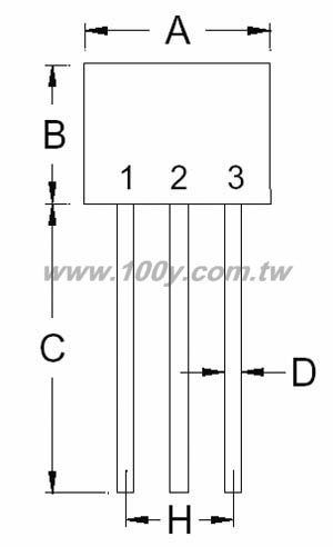 3P/TO-92  15V 500mA