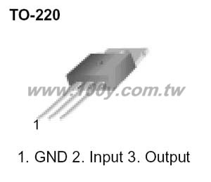 3-Terminal 0.5A Negative Voltage Regulator - 22717 Product Image