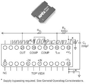High Volt. Power OP Amp. - 19943 Product Image