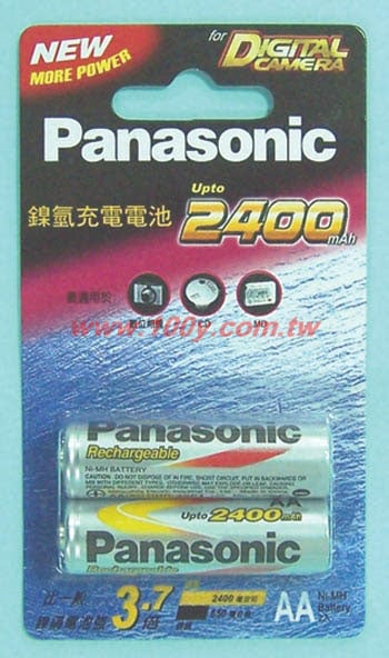 Panasonic_HHR-3SPT AA upto 2400mAh Ni-MH Battery