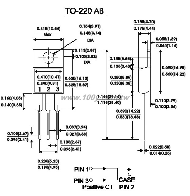 TO-220AB 600V 250nS - 24482 產品圖片