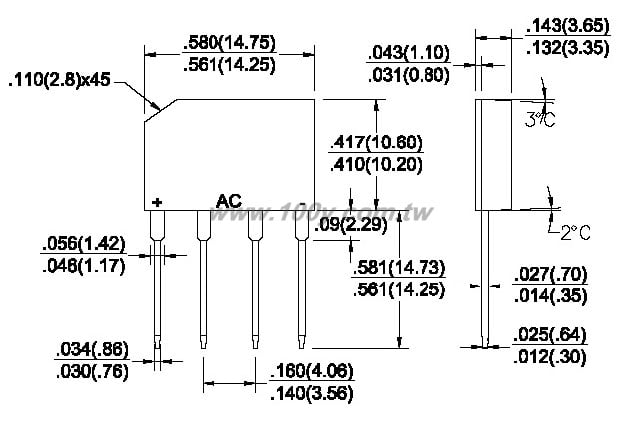 4P/KBPM  1000V