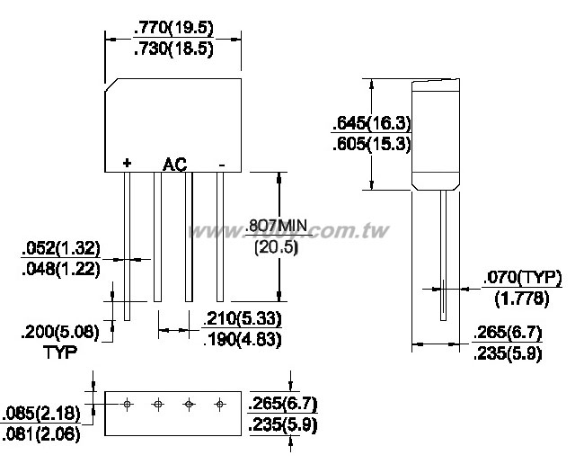 4P/KBL  400V - 24796 產品圖片