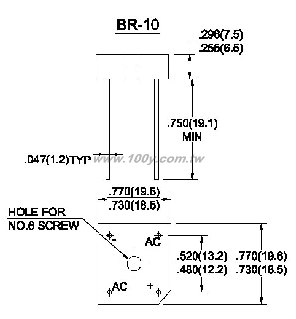 4P/BR-10   600V - 25056 產品圖片