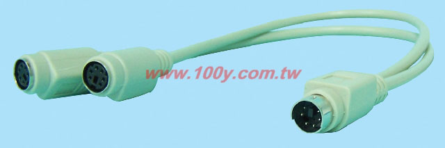 PS/2 共用線 1公2母 - 27801 產品圖片