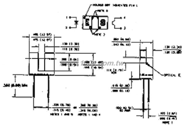 Slotted Optical Switch - 28068 產品圖片