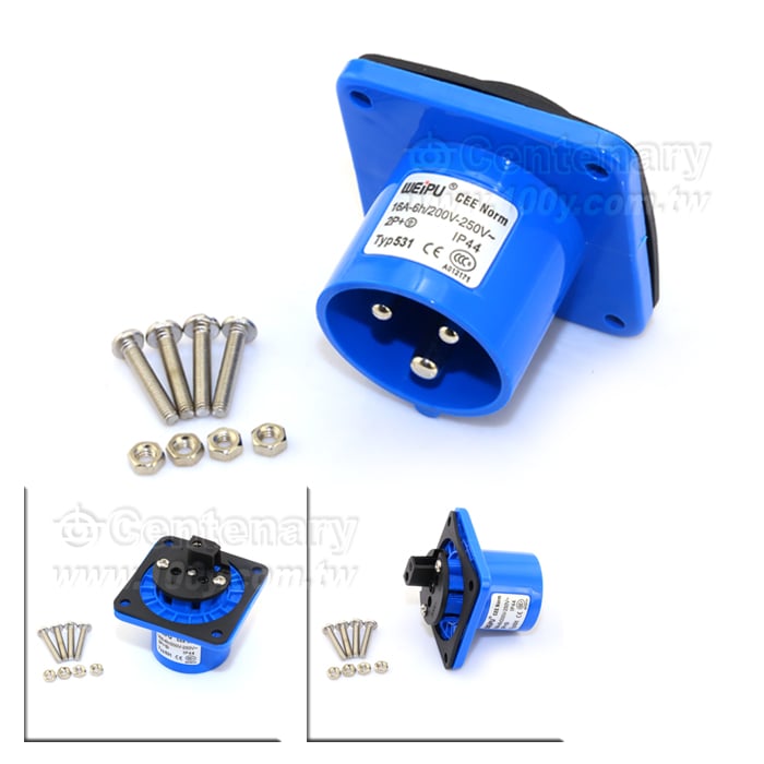 3P/16A 230V 公座 IP44
