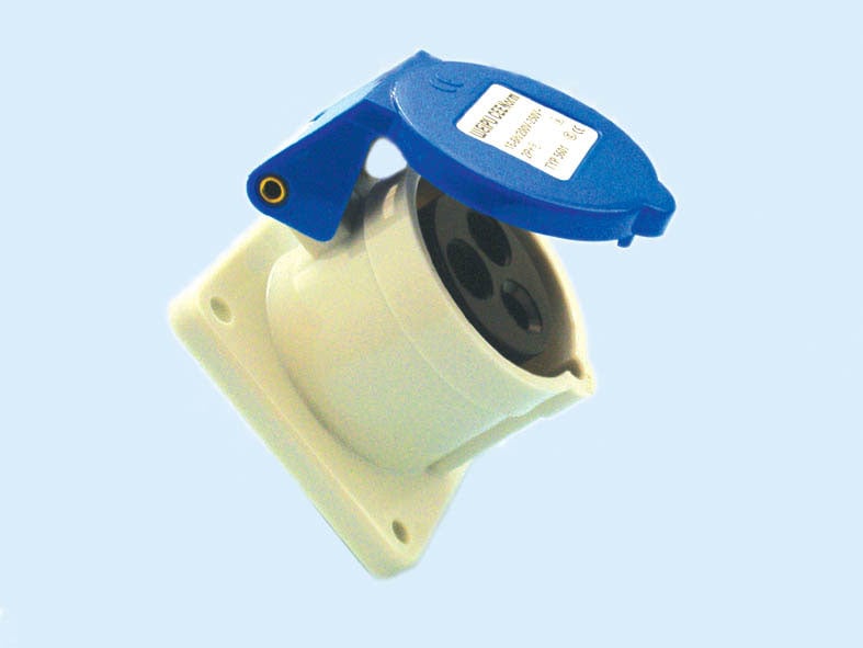 3P/16A 230V IP44 母座 口徑:52mm