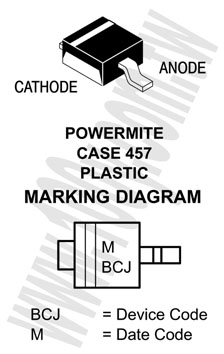 Surface Mount Schottky Power Rectifier - 29690 Product Image