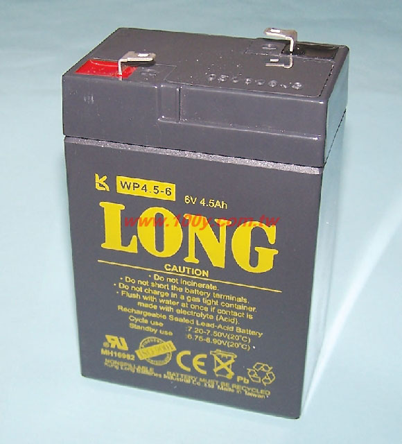 鉛酸密閉式充電電池 6V/4.5Ah - 31064 產品圖片
