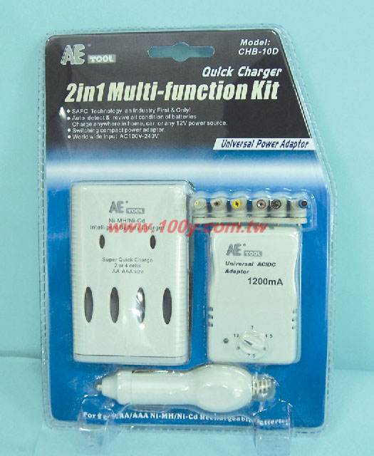 二合一快速充電器 AA/AAA - 31339 產品圖片