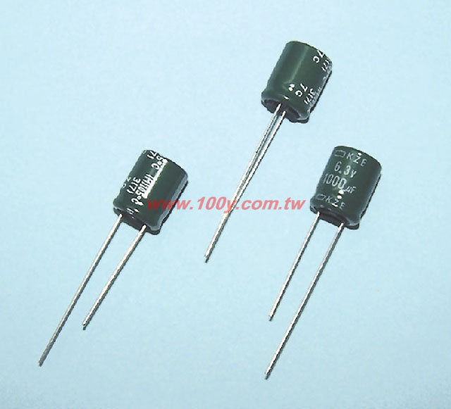 1000uF/6.3V Low Impedance Electrolytic Capacitor(RoHS) - 31478 Product Image