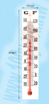溫度計(紙)-大 87mm*16mm - 32081 產品圖片