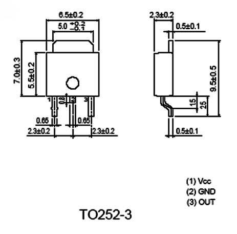 Low saturation voltage type 3-pin regulator - 32348 Product Image