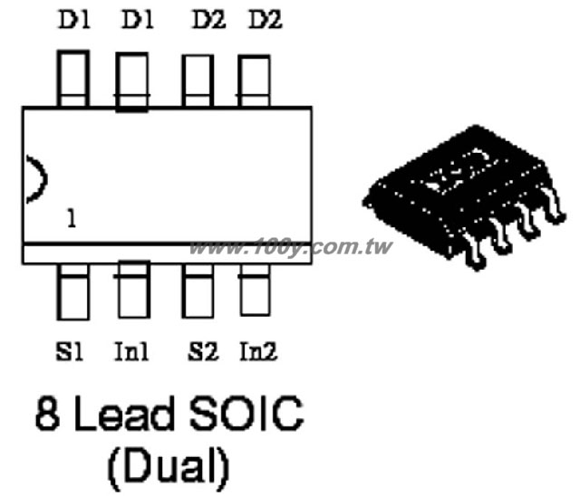 8-Lead SOIC - 33703 產品圖片