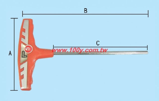 T-Shaped Hex Wrenches 6.0mm