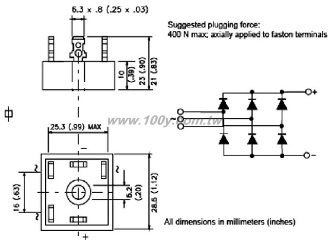 IR_THREE PHASE BRIDGE - 36129 Product Image