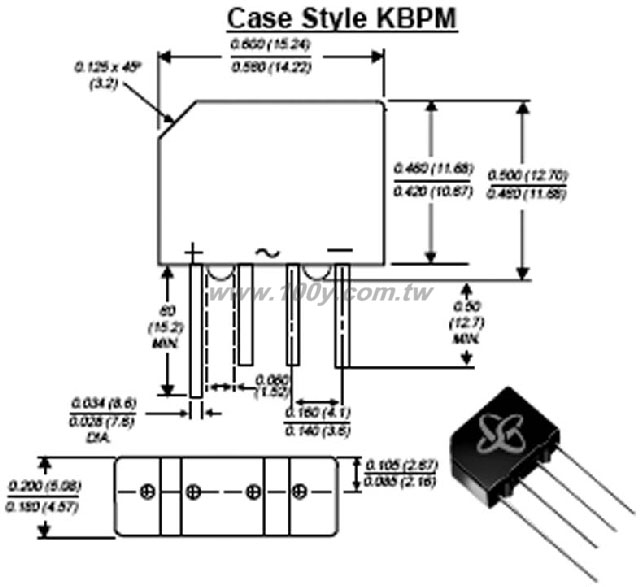 BRIDGE RECTIFIER - 35754 產品圖片
