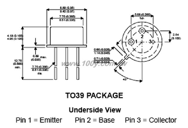 TO-39 TRANSISTOR